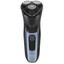 Электробритва Philips S3232/52 [черный/синий, роторная, бритье: влажное/сухое, головок - 3, триммер, питание - от аккумулятора]