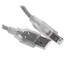 Кабель Cablexpert USB Type-B 4-pin - USB Type-A серебристый [USB 2.0, форма - круглая, 1 шт]