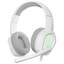 Проводные наушники DEXP H-353 Storm Pro V2  белый 2020 [охватывающие, проводной, кабель - 2.2 м, 20 Гц - 20000 Гц, 32Ω, подсветка - разноцветная]