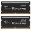 Оперативная память SODIMM G.Skill Ripjaws [F5-4800S4039A32GX2-RS] 64 ГБ [DDR5, 32 ГБx2 шт, 4800 МГц, PC38400, тайминги: 40-39-39-76]