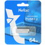 Память USB Flash 64 ГБ Netac UM1 [NT03UM1N-064G-32PN] [USB 3.2 Gen 1/USB Type-A, до 150 Мбайт/сек, монолит, металл]