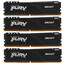 Оперативная память Kingston FURY Beast Black [KF432C16BBK4/64] 64 ГБ [DDR4, 16 ГБx4 шт, 3200 МГц, 16(CL)-20-20]