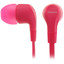Наушники Philips TAE1105PK [вставные (затычки), закрытые, 20-20000 Гц, микрофон, каб. 1.2м, разъем 3.5мм, розовые] [внутриканальные, проводной, кабель - 1.2 м, 20 Гц - 20000 Гц, 16Ω]