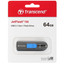 Память USB Flash 64 ГБ Transcend JetFlash 790K [TS64GJF790K] [USB 3.2 Gen 1/USB Type-A, до 100 Мбайт/сек, выдвижной (слайдер), пластик]