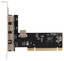 Плата расширения DEXP [подключение: PCI, разъемы: 4 x USB 2.0 Type-A]