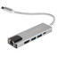 Док-станция Atom 31010 [USB 3.2 Gen 1 Type-A х 2, USB 3.2 Gen 1 Type-C х 1, HDMI, порт Ethernet, корпус серый]