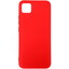 Накладка  DF Original Case для realme C11 2020 красный [микрофибра, ТПУ]