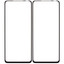 Защитное стекло Aceline для экрана Tecno POVA 4 Pro/ 5/ 5 Pro/ SPARK 10 Pro [2.5D, олеофобное покрытие, цвет рамки - черный, в комплекте: 2 шт]
