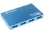 USB-разветвитель Defender Septima Slim [USB 2.0 Type-A х 7, корпус синий]