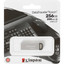 Память USB Flash 256 ГБ Kingston DataTraveler Kyson [DTKN/256GB] [USB 3.2 Gen 1/USB Type-A, до 200 Мбайт/сек, монолит, металл]