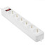 Сетевой фильтр DEXP Standard 630W белый [розетки - 6, 10 А, 2400 Вт, кабель - 3 м]