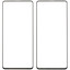 Защитное стекло Aceline для экрана Samsung Galaxy A51 [2.5D, олеофобное покрытие, цвет рамки - черный, в комплекте: 2 шт]