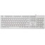 Клавиатура  проводная Oklick 505M [мембранная, клавиш - 104, USB Type-A, цвет белый]
