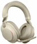 Беспроводные/проводные наушники Jabra Evolve2 85 Link380a MS Stereo  бежевый 2020 [охватывающие, проводной, Bluetooth 5.0, кабель - 1.2 м, активное шумоподавление, до 37 ч, 20 Гц - 20000 Гц, подсветка - красная]