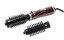 Фен-щетка Polaris PHS 1002 розовый/серебристый [1000 Вт, вращающаяся щетка, диаметр - 50 мм, 36 мм, насадок - 2 шт, шнур - 1.8 м]