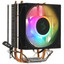 Кулер для процессора DEEPCOOL AG300 LED [R-AG300-BKLNMN-G] черный [вентилятор - 92 x 92 мм, до 3050 об/мин, основание - алюминий/медь, теплотрубки - 3 x 6 мм, 30.5 дБ, 4 pin, 150 Вт, подсветка - FRGB]