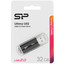 Память USB Flash 32 ГБ Silicon Power U02 [SP032GBUF2U02V1K] [USB 2.0/USB Type-A, монолит с колпачком, пластик]