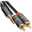 Кабель   DEXP jack 3.5 мм - 2RCA черный [Male - Male, 2 м]