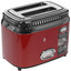Тостер Russell Hobbs 21680-56 красный 1300 Вт, тостов - 2, подогрев, размораживание, решетка для подогрева булочек, красный, серебристый