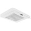 Вытяжка подвесная Jetair LIGHT WH/F/60 белый/прозрачный [стекло, 350 м³/ч, 50 Вт, режимы - отвод/циркуляция, ширина - 60 см]