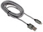 Кабель QUMO Lightning 8-pin - USB Type-A серый [USB 2.0, форма - круглая, оплетка - нейлоновая, 2.4 А, металлический корпус разъемов, 1 шт]
