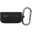 Чехол Aceline  для Xiaomi Mi True Wireless Earphones 2 Basic, черный [металл, силикон, застежка - карабин]