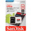 Карта памяти SanDisk Ultra microSDXC 512 ГБ [SDSQUA4-512G-GN6MA] [A1, Class 10, UHS Class 1, чтение - 120 Мбайт/сек]