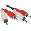 Кабель   Aceline 2RCA - 2RCA черный [Male - Male, 3 м]