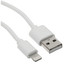Кабель FinePower Lightning 8-pin - USB Type-A белый [форма - круглая, оплетка - ПВХ, 2 А, 1 шт]