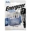 Батарейка Energizer Ultimate Lithium AA (LR6/ER14505/FR6/R6P) [литиевая (FR), 1.5 В, 2 шт]