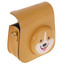Жесткий чехол Caiul BROWN CORGI бежевый [Fujifilm Instax mini 11, искусственная кожа, 125 мм x 140 мм x 72 мм]