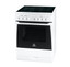 Плита Электрическая INDESIT KN6C517(W) [стеклокерамика, конфорок: 4 эл., духовка: 56 л, 60x60x85] черный; белый