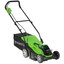 Газонокосилка аккумуляторная GreenWorks G40LM35K2 40V [2 А*ч, 1хАКБ, с ЗУ, 3600 об/мин, 40 л, 93 дБ, от 32 мм до 85 мм, ширина - 350 мм]