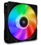 Вентилятор DEEPCOOL CF120 [DP-FA-RGB-CF120-1] черный [120 x 120 мм, 4 pin, 500 об/мин - 1500 об/мин, 17.8 дБ - 27 дБ, в комплекте - 1]