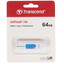 Память USB Flash 64 ГБ Transcend JetFlash 790W [TS64GJF790W] [USB 3.2 Gen 1/USB Type-A, выдвижной (слайдер), пластик]