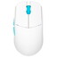 Мышь беспроводная/проводная LAMZU Atlantis V2 Nordic MCU 4К  белый [26000 dpi, светодиодный, USB Type-A, кнопки - 6]