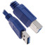 Кабель DEXP USB Type-B 9-pin - USB Type-A синий 3 м [USB 3.2 Gen 1, форма - круглая, 1 шт]