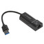 Сетевая карта Gembird NIC-U5 [1 x RJ-45, 1000 Мбит/сек, 100 Мбит/сек, USB 3.2 Gen 1 Type-A]