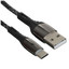 Кабель KEYRON USB Type-C - USB Type-A разноцветный [USB 2.0, форма - круглая, оплетка - нейлоновая, 3 А, металлический корпус разъемов, 1 шт]