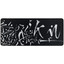 Коврик KEYRON SP-XL Smoky Story (XL) черный [полиэстер, 900 мм x 400 мм x 5 мм, рисунок - абстракция]