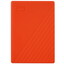2 ТБ Внешний HDD WD My Passport [WDBYVG0020BRD-WESN] [2.5", USB 3.2 Gen 1 Type-A, красный]