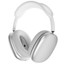 Беспроводные наушники Apple AirPods Max  серебристый 2020 [охватывающие, Bluetooth 5.0, активное шумоподавление, до 20 ч, 8 Гц - 20000 Гц, 32Ω]