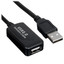 Кабель DEXP USB Type-A - USB Type-A черный [USB 2.0, форма - круглая, 1 шт]