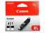 Картридж Canon CLI-451BK XL черный [МФУ, принтер, оригинальный, 450 страниц, 1 шт]