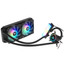 Система охлаждения Thermaltake Floe RC 240 черная [120 мм - две секции, разъем помпы - 3 pin, радиатор - алюминий, ARGB подсветка]