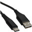 Кабель DEXP USB Type-C - USB Type-A черный [USB 2.0, форма - круглая, оплетка - ПВХ, 2 А, 10 Вт, металлический корпус разъемов, 1 шт]