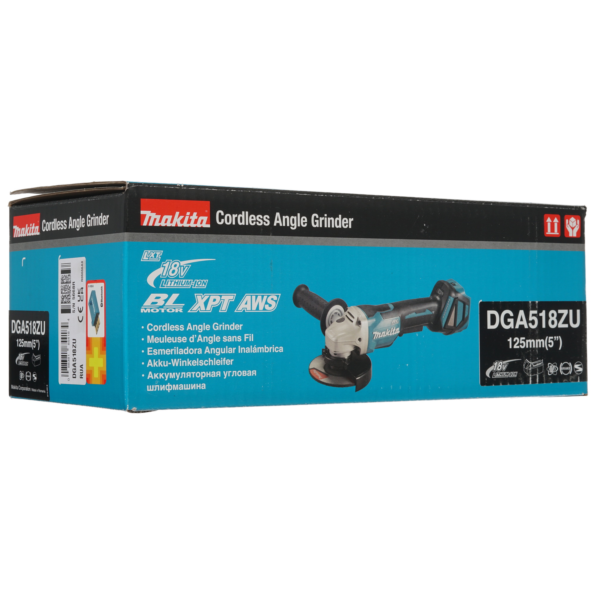 Makita DGA518ZU LXT 18V DNS. Makita 8196058